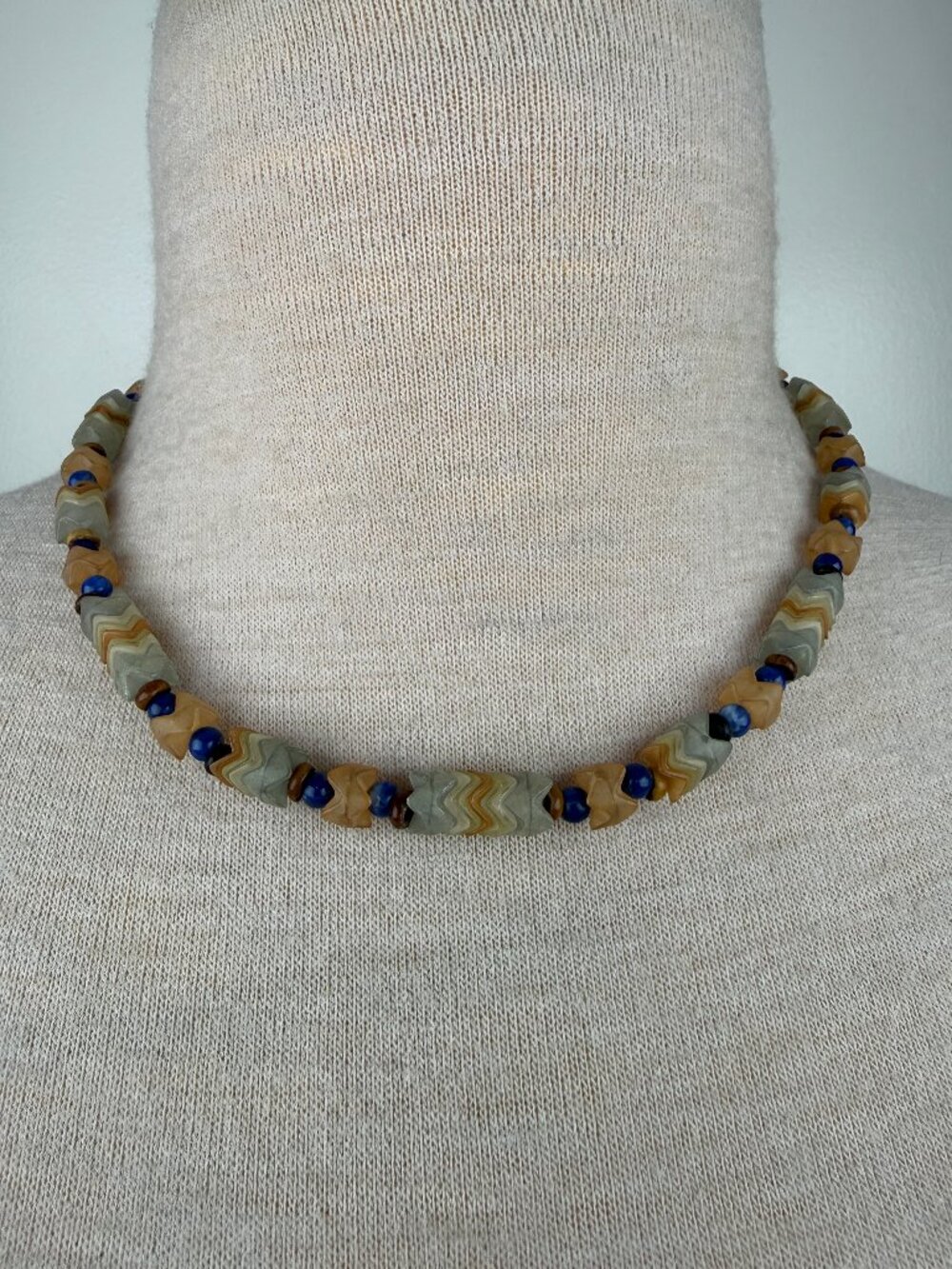 Vintage Pierre Cardin Lucite Beaded Necklace 18.5"
